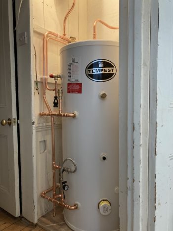 unvented cylinder installation